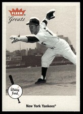 2002 Fleer Greats of the Game #NNO Whitey Ford Autographs