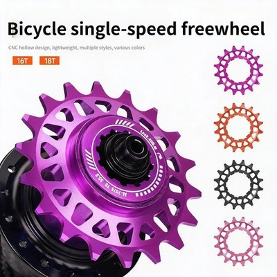 Fahrrad Schwungrad für Single Speed MTB 16 Zähne oder 18 Zähne Aluminium CNC
