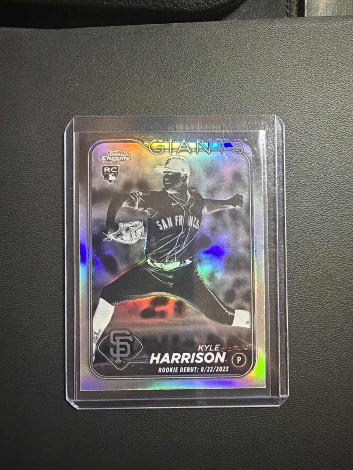 2024 Topps Chrome Update  Kyle Harrison #USC157 Negative Refractor