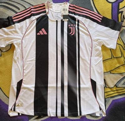 Adidas Juventus FC 2025/26 Home White Authentic Jersey Men's Size