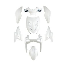 CARROSSERIE SCOOTER TUN'R KIT ADAPT. NITRO/AEROX ->2013 BLANC (PEINT) (8 PIECES)