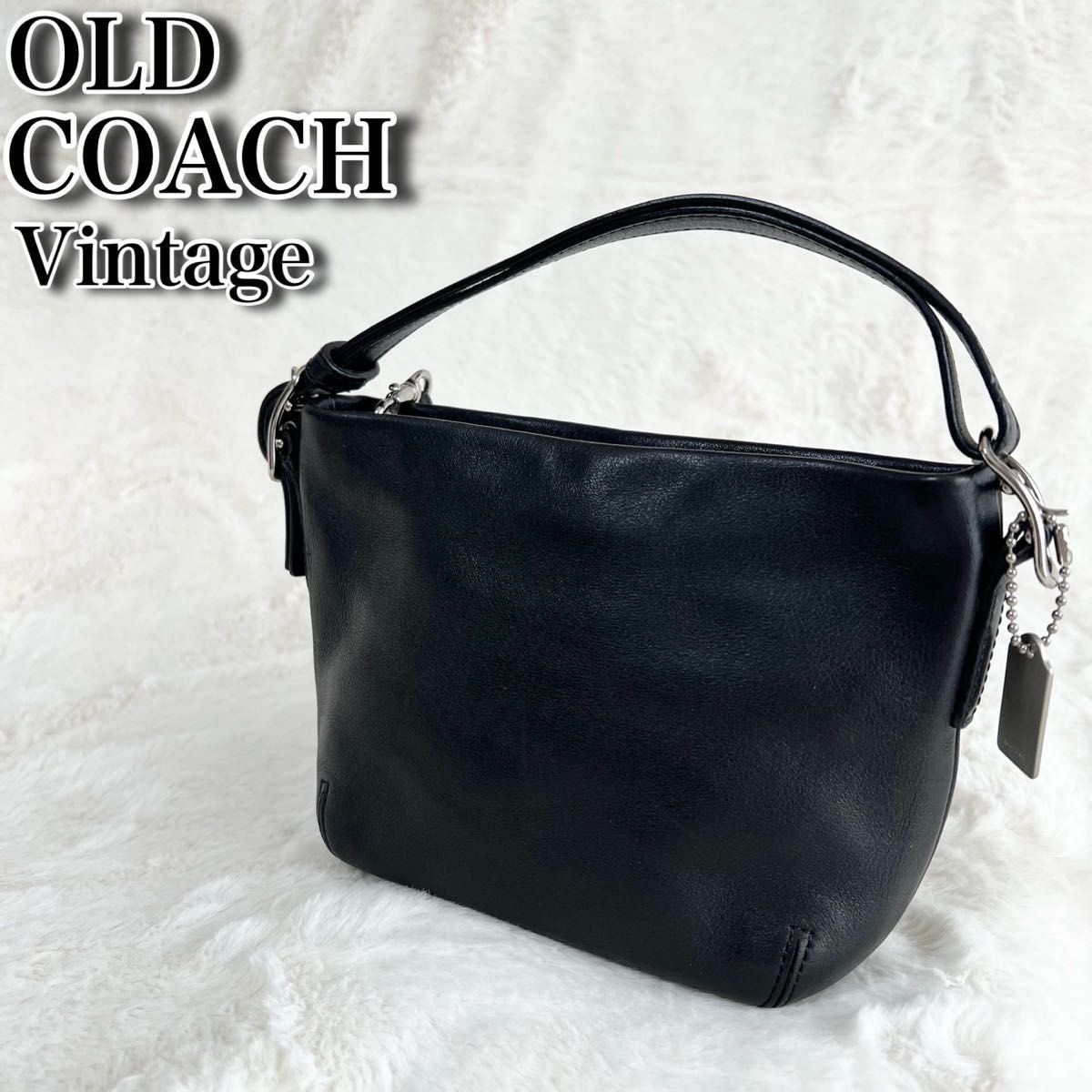 Vintage Coach Two-Way Shoulder Bag with Detachable Pouch