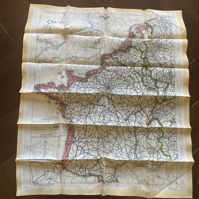 Zweiter Weltkrieg RAF Flucht & Ausweichkarte, Blatt 9c(A) / 9u/, Frankreich 