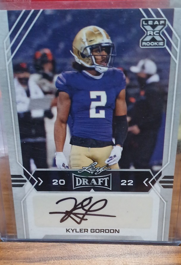 Kyler Gordon Leaf Pro Set Draft Autographs #KG1 Base