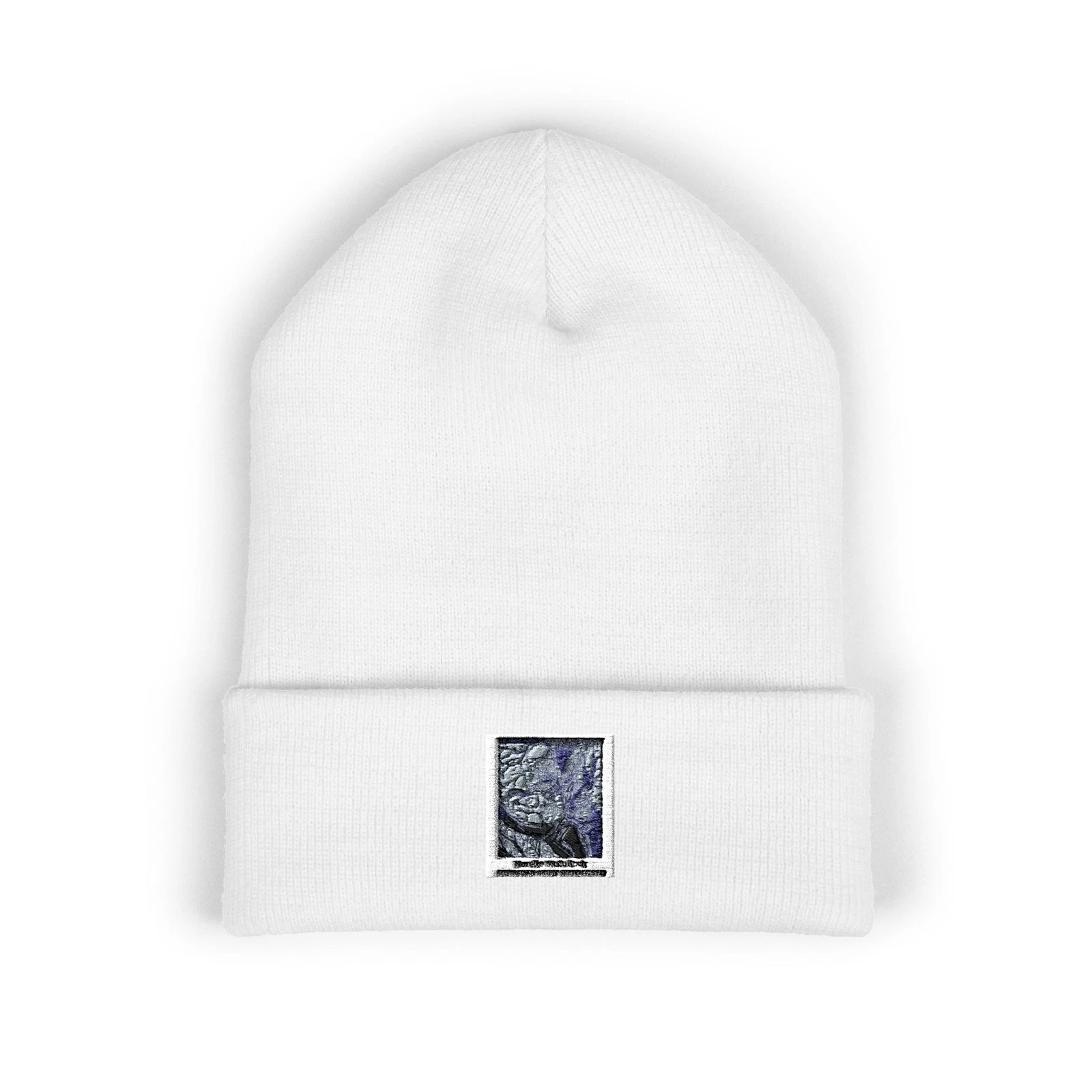Artist Sketch Unique, Classic Cuffed Beanie, Unique Embroidery, Winter