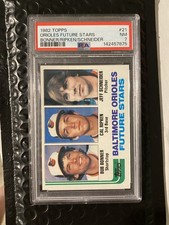 Cal Ripken Jr. Rookie 1982 Future Stars Topps Card #21 • PSA 7 NM