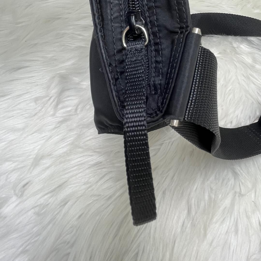 beautiful PRADA Nylon Shoulder Bag Triangle Plate White Tag thumbnail 7