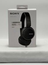 Sony MDR-ZX110 Wired On-Ear Headphones Black Foldable 3.5mm New