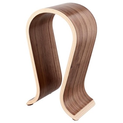 QWORK Wood Headphone Stand  Headset Holder, Arch Bridge Design  Universal Com...