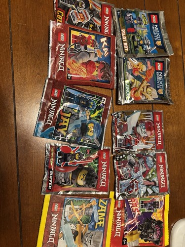 Lego Lot Foil Bags Ninjago New nexo knights. Lot 2
