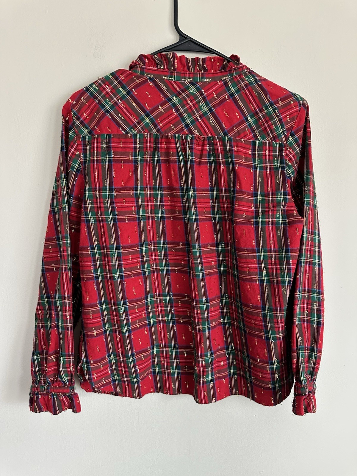 Talbots Solstice Metallic Button Down Medium Peti… - image 9