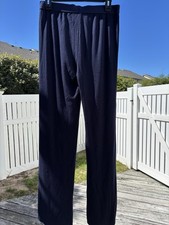 GapBody Forever Favorite Rib Knit Lounge Pants Women Small Navy Blue Elastic