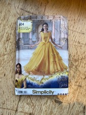 Simplicity 8404 Disney BEAUTY & THE BEAST Belle sewing pattern NEW UNCUT