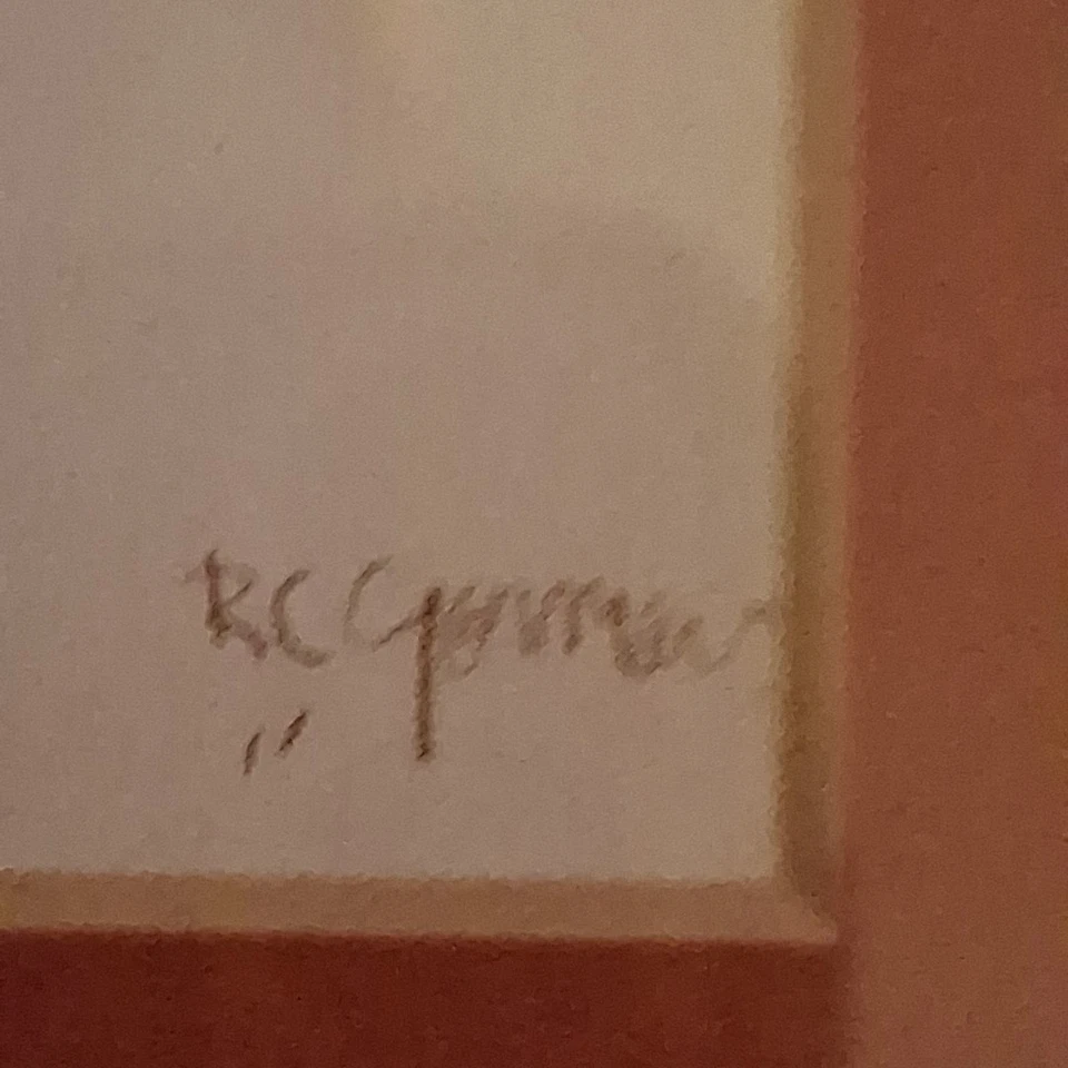 "Bread Maker" Por: R.C. Arte para colgar en pared con estampado enmarcado firmado por Gorman Foto 3 de 4