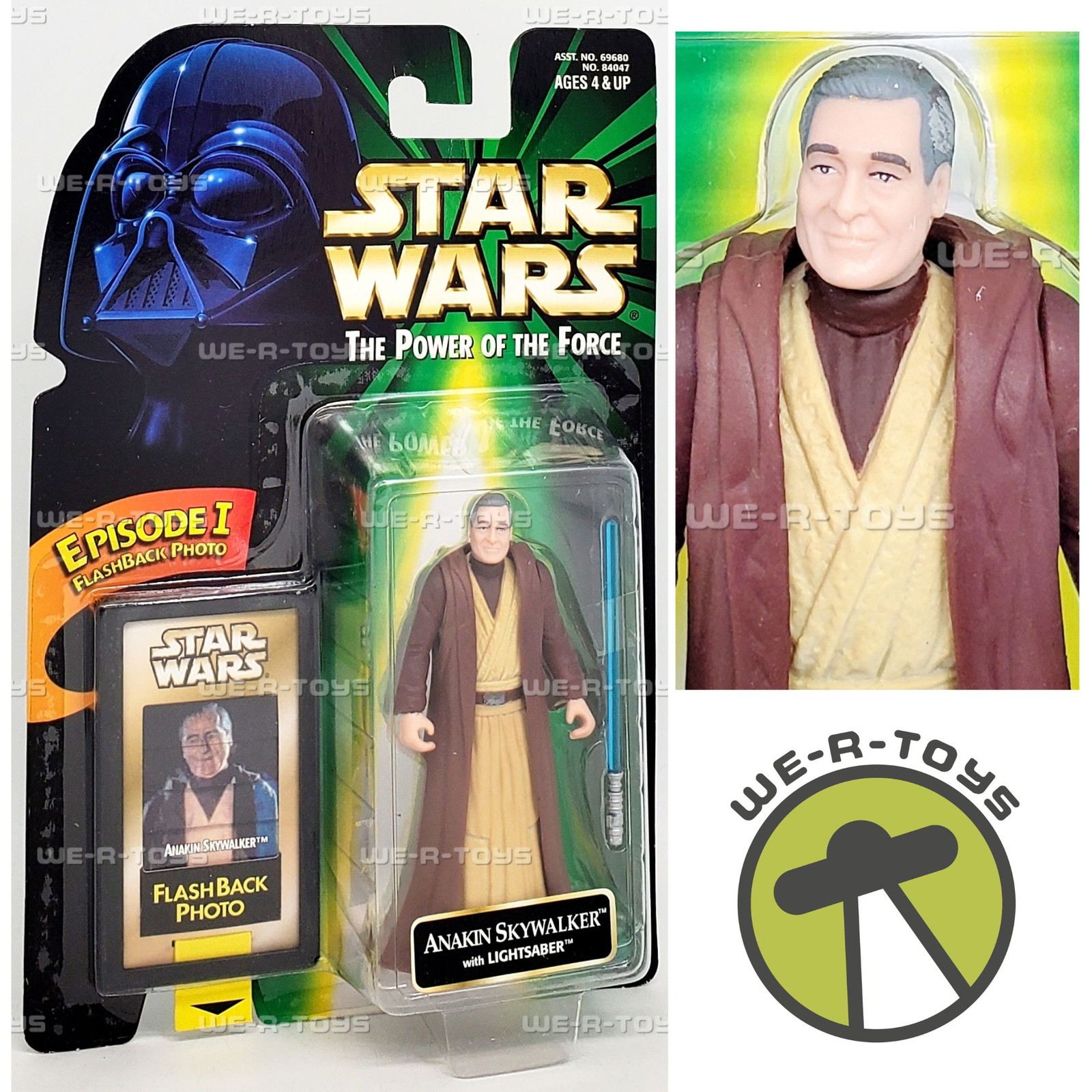 Star Wars Power of the Force Episode I Anakin Skywalker 1998 Hasbro 84047