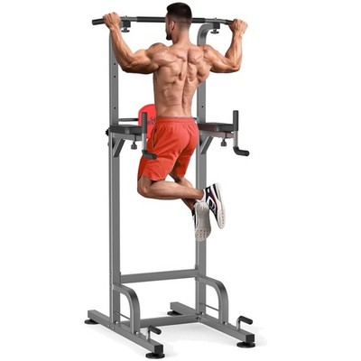 Power Tower Klimmzüge Dips Multifunktions Fitnessgerät Zuhause Kraftstation K...