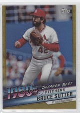 2020 Topps Decades Best Chrome Series 2 Gold Refractor 26/50 Bruce Sutter 0b2