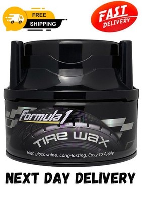 Formula 1 Tire Wax - Long Lasting Gel for Black Glossy Tires, Water...