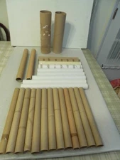 27 Empty Rigid Cardboard Rolls Different Lengths For Arts Crafts DIY Projects