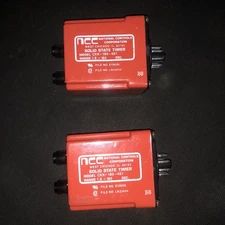 Lot of 2 National Controls CKK-180-461 Solid State Timer 