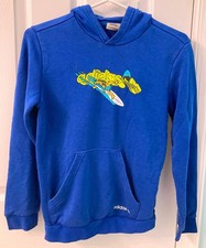 ADIDAS Long Sleeve Pullover Youth Hoodie, Kangaroo Pocket  Banded Sleeves