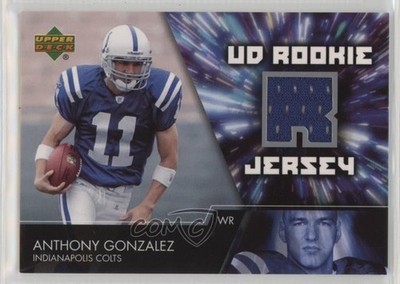 2007 Upper Deck UD Rookie Jersey Anthony Gonzalez #UDRJ-AG RC n1u