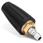 1/4  Connect Turbo Nozzle Pressure Washer 4000 PSI Max Rotating Nozzle Tips G2I6