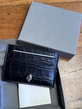 Alexander McQueen leather card wallet