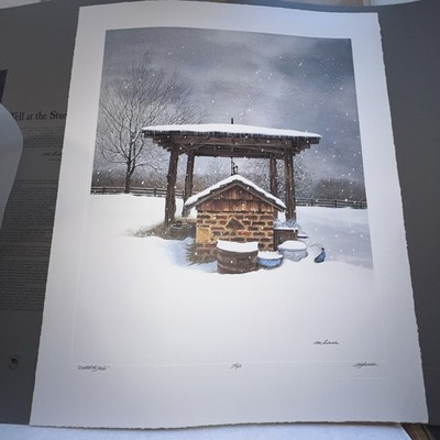 Bob Timberlake Print ''Well At The Studio'' Signed & Numbered 1167/3903 with COA