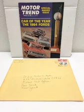 Vintage 1964 Motor Trend February Car of the Year The Fords Special Award Issue!