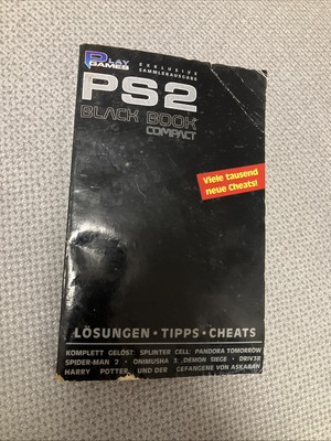 PS2 Black Book Compact - Lösungs Buch - Splinter Cell, Onimusha 3, Driver, etc.