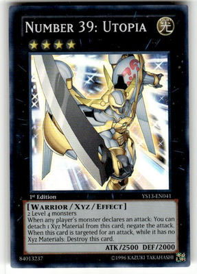 #ad Number 39: Utopia YS13 EN041 Super Rare Super Starter: V for Victory Yu Gi Oh NM $1.37