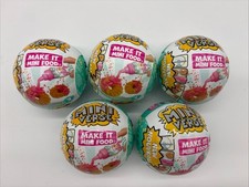 MGA Miniverse Make It Mini Food Series 3 Lot of 5 Sealed Balls New