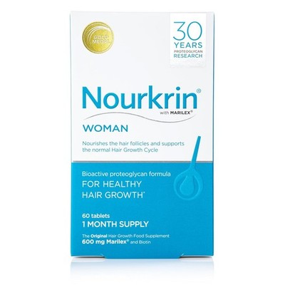 Nourkrin Woman for Healthy Hair Growth food supplement w/Marilex,biotin and sili