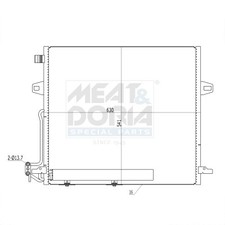 Condensateur Mercedes 320