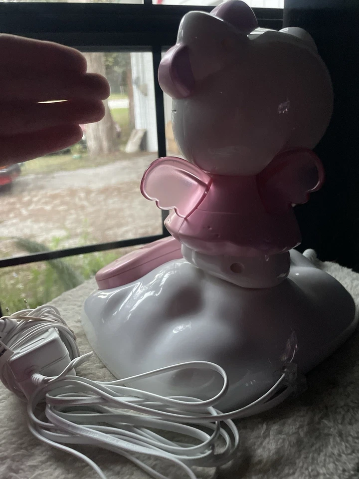 HELLO KITTY ANGEL HK210 Telephone Pink Landline Phone Caller Untested VTG - Image 3 of 4