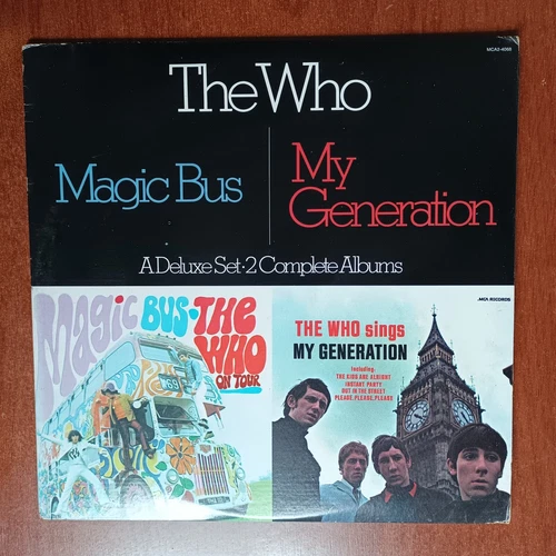The Who – Magic Bus / The Who Sings My Generation [1980] Vinyl 2xLP Rock MCA US