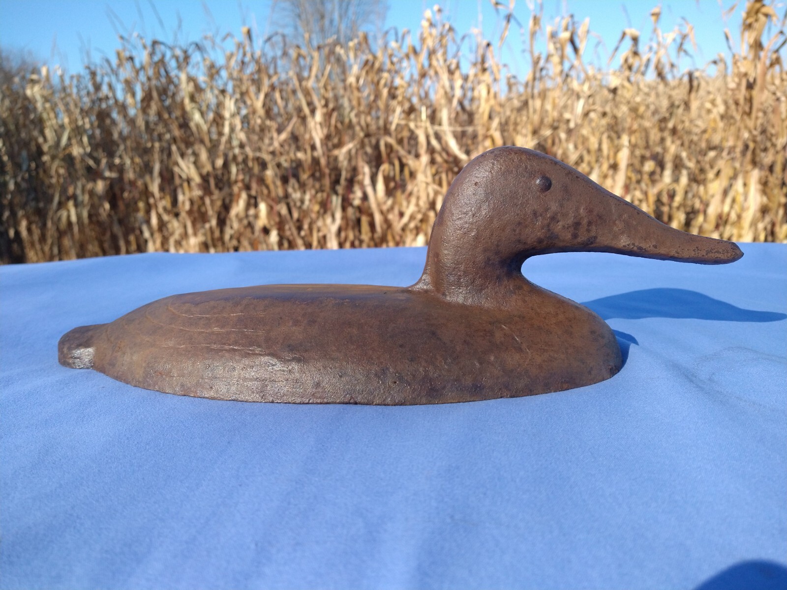 18 Pound Vintage Cast Iron Sink Box Duck Decoy Boot Scraper eBay