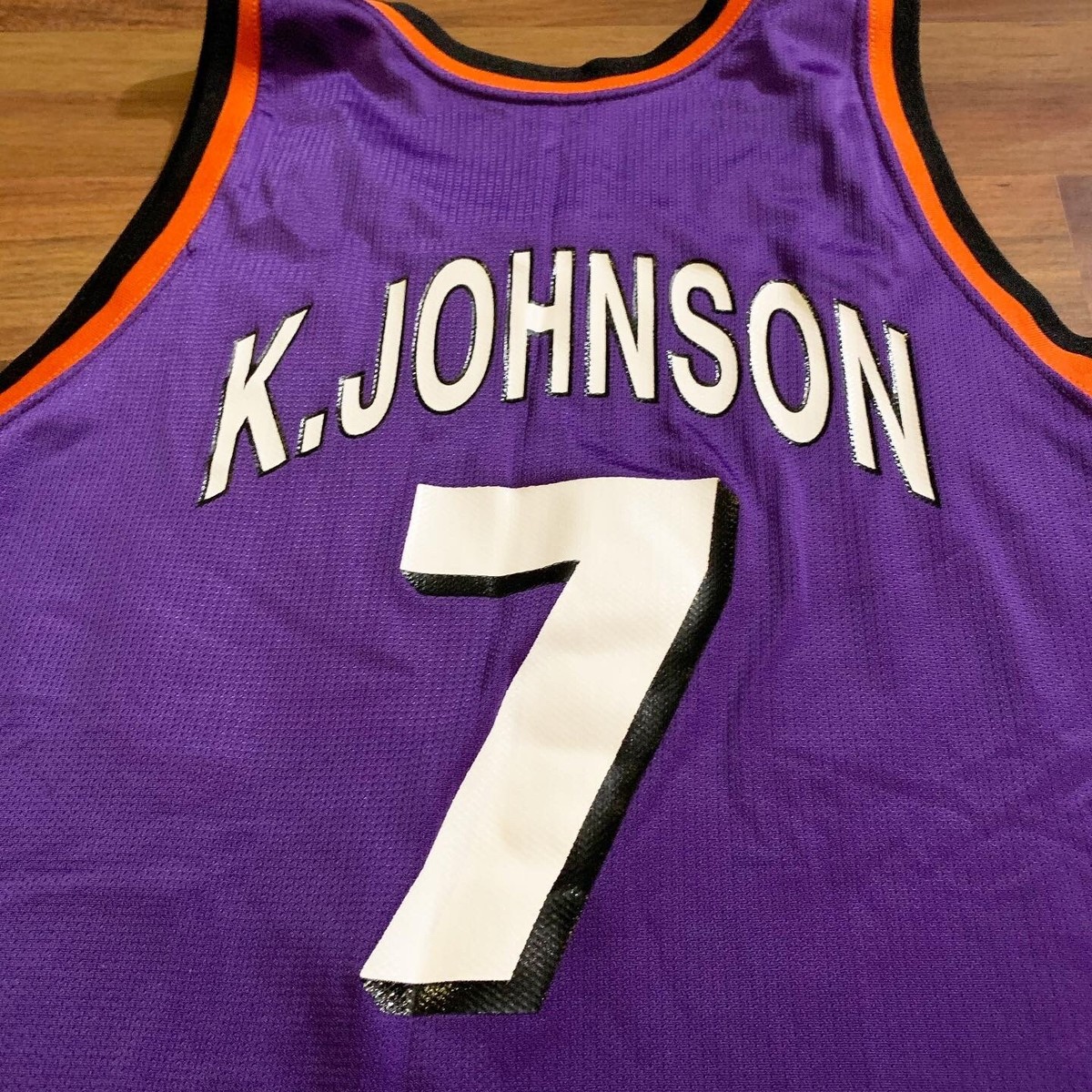 Suns K.JOHNSON タンクトップ 44サイズ Vintage 90s NBA Phoenix Suns #7 Kevin Johnson Champion