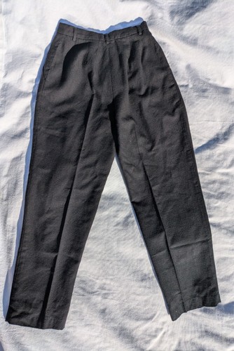 VTG Women's High Rise Wool Dress Work Slacks Pleated 6 Woolmark - Picture 12 of 13