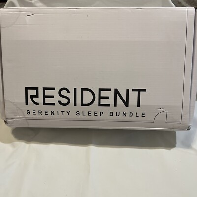 Resident Serenity Sleep Bedding Bundle twin XL  Open Box