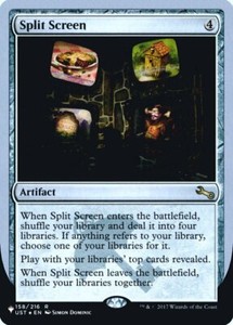 Split Screen - Foil - The List #158/216