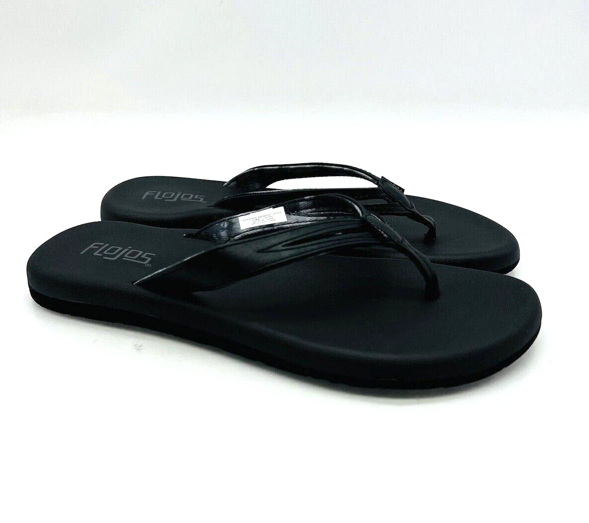 Flojos Women s Flip Flop Thong Sandals Black TieDye SIZE US 8M