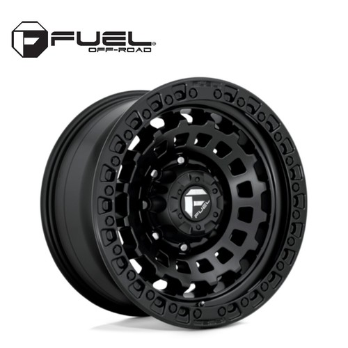 (1) New 18" Fuel D633 Zephyr 18x9 5x5.0 Lug Pattern Matte Black Wheel