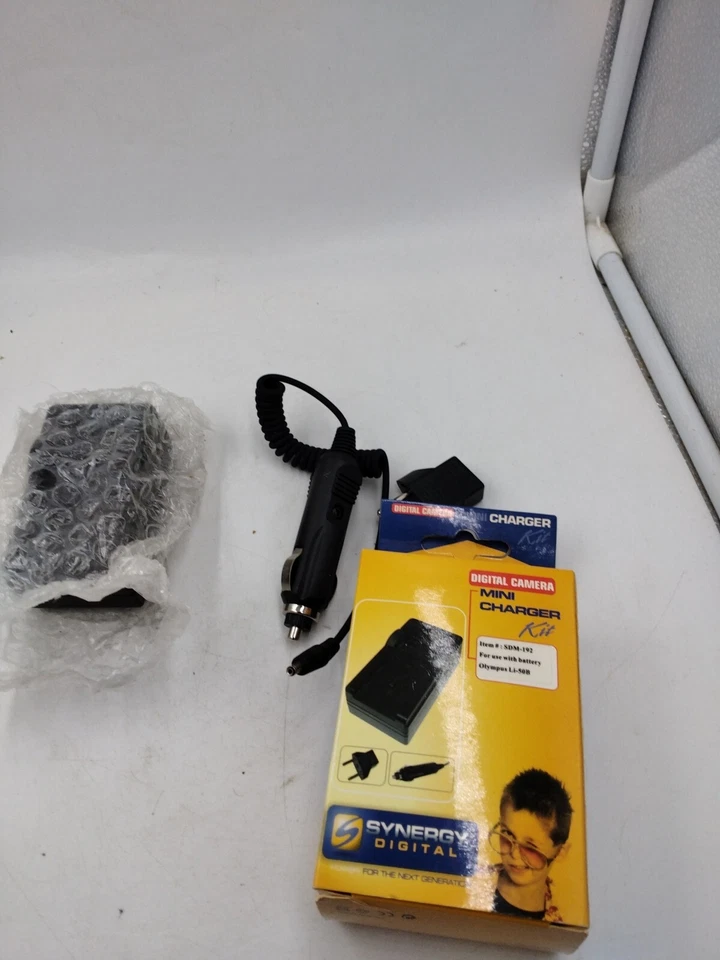 Kit de mini cargador para cámara digital SDM-192 para Olympus Li-50B Foto 4 de 4