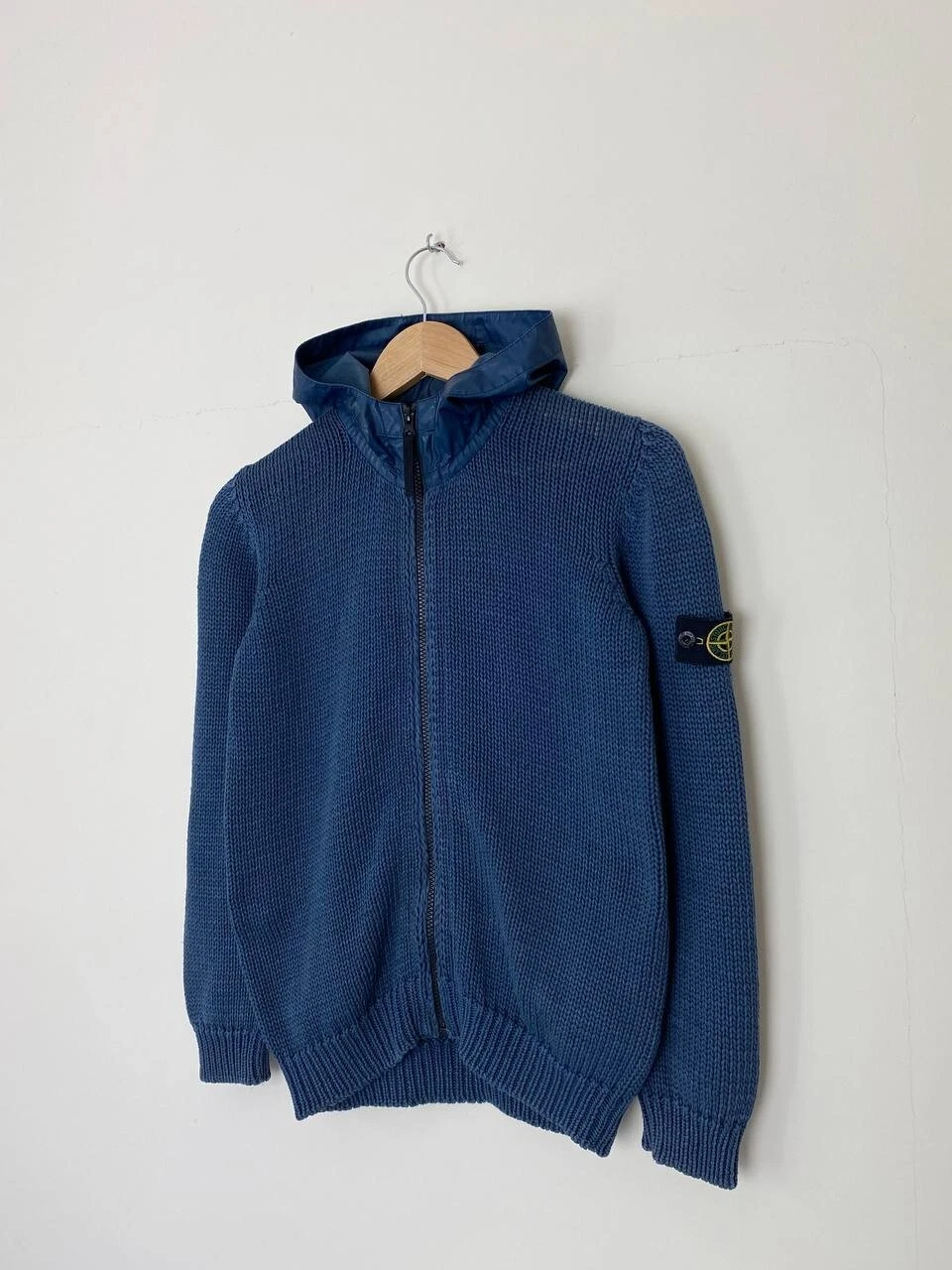 Felpa con cappuccio e zip Stone Island Junior SS 2013 nylon cappuccio