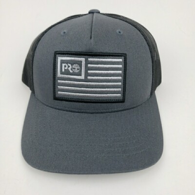 Timberland PRO AMERICAN FLAG A6FK2 Low Profile Trucker Cap Hat Snapback 