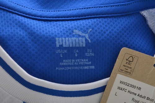 BNWT WIGAN ATHLETIC 2023/2024 HOME FOOTBALL SHIRT JERSEY PUMA SIZE L - Picture 5 of 8