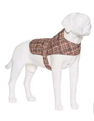 Bark Dog St John's Bay Dog Sweater St Johns Bark Pet Apparel Dog Jacket  Quilted Vest L Multi Plaid