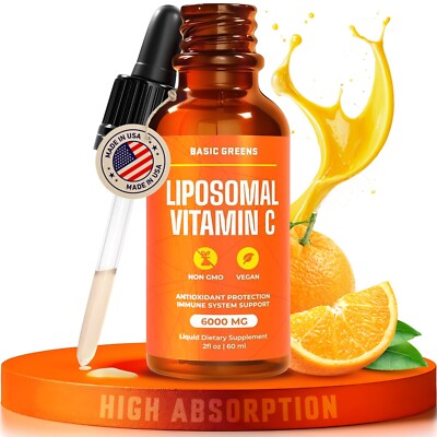 Liposomal Vitamin C Liquid   High Absorption Immune Support & Antioxidant Boost
